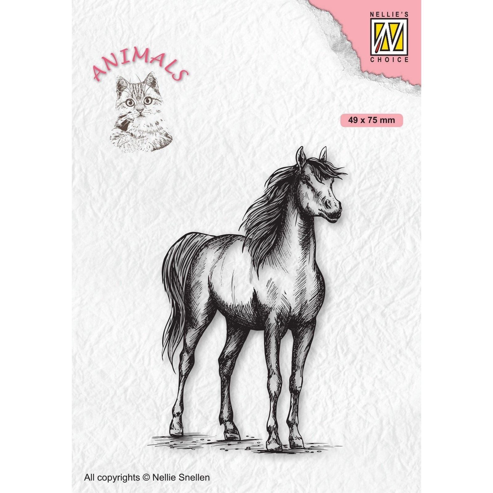 Le choix de Nellie • animaux tampons transparents cheval