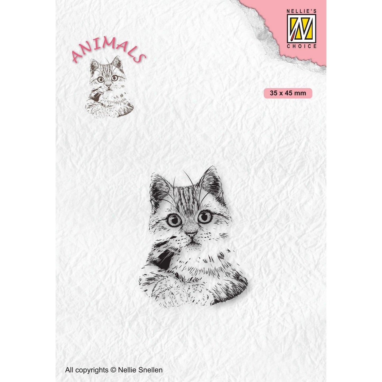 Le choix de Nellie • Tampons transparents animaux minou