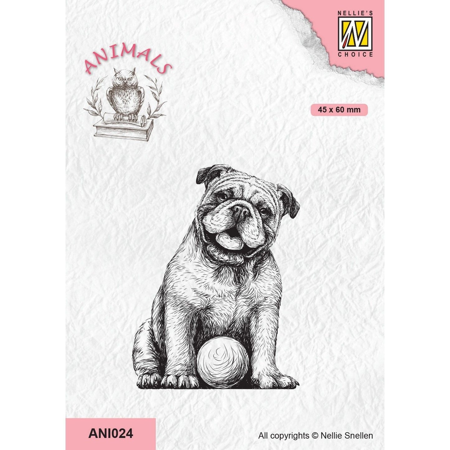 Le choix de Nellie • Tampons transparents animaux chien avec balle