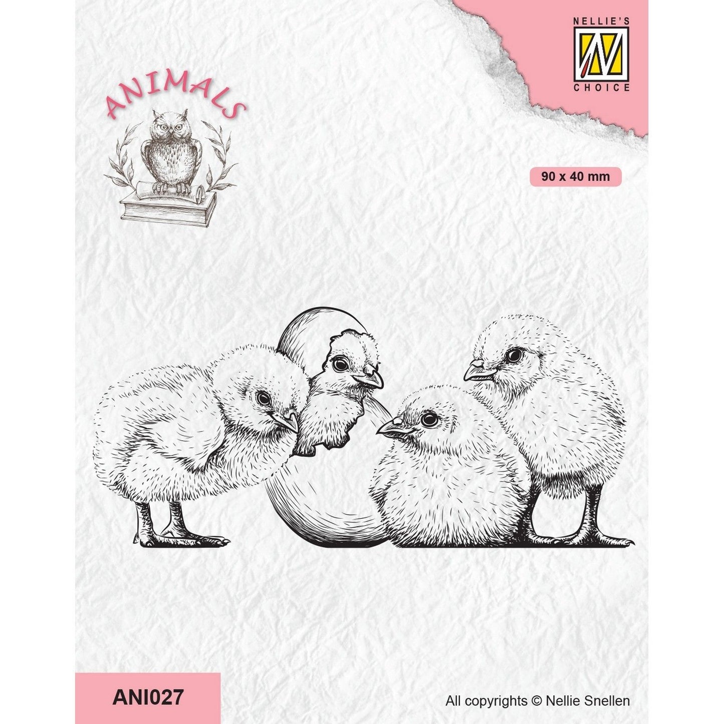 Le choix de Nellie • animaux tampons transparents poulet
