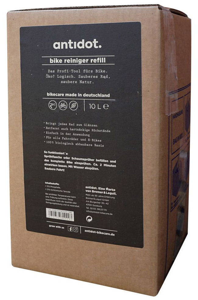Recharge nettoyant vélo Antidot 10l