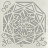 Angela Poole • pochoir artisanal de tourbillons de cristal