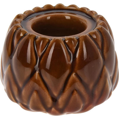 Home styling photophore artichaut 8cm marron