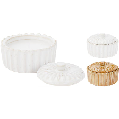 Bougie déco en pot citrouille 5cm