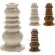 Bougeoir déco 8x15 cm 3 assortis