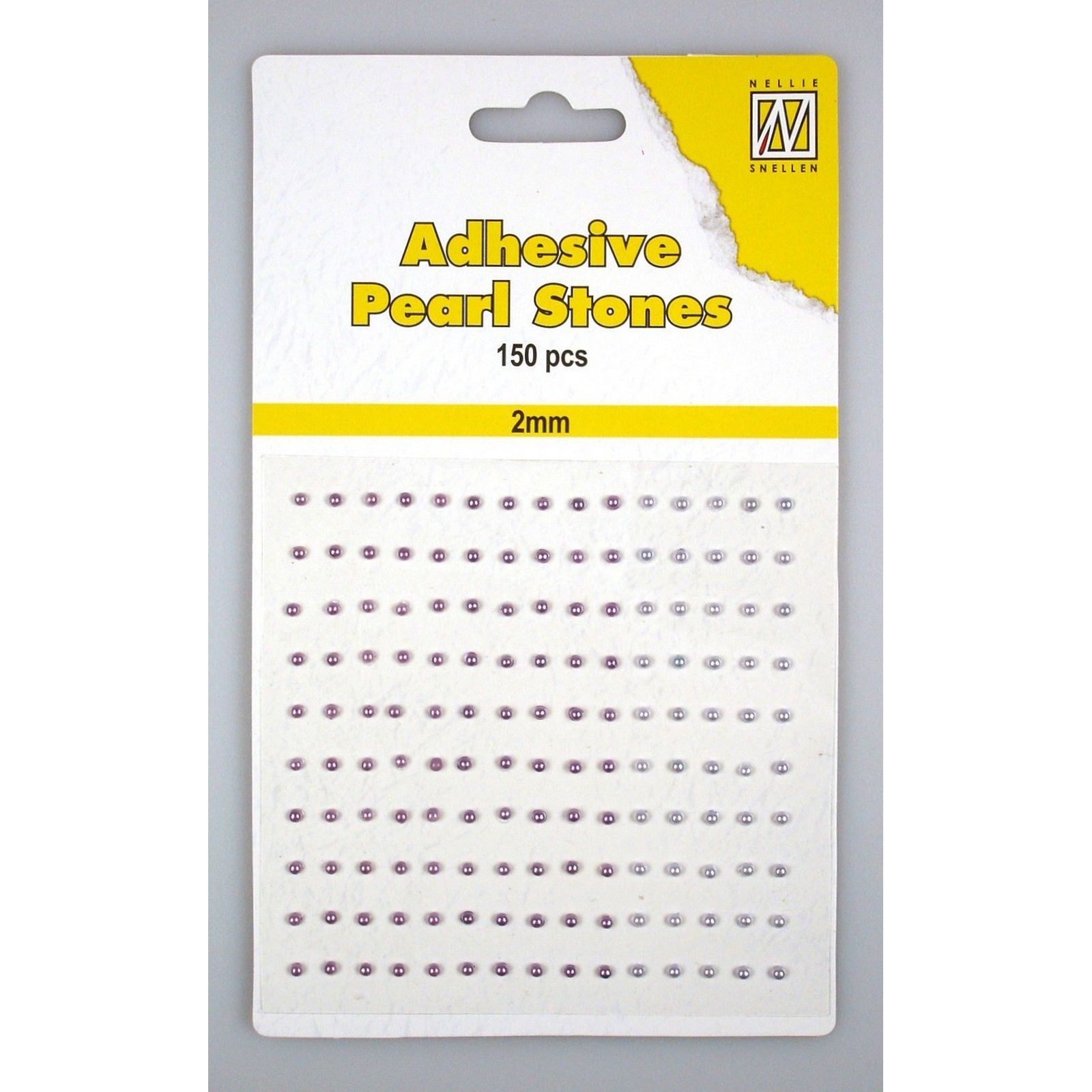 Le choix de Nellie • perles adhésives 150 pièces feuille 2mm 3 tons violet