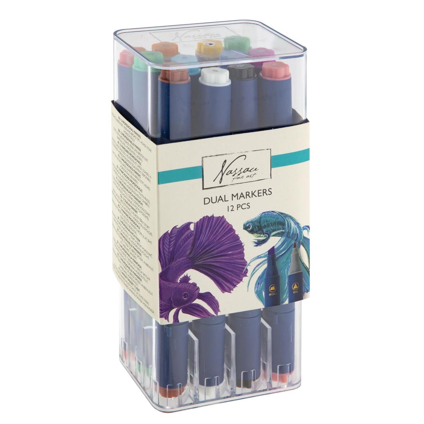 Nassau double marqueurs lot de 12