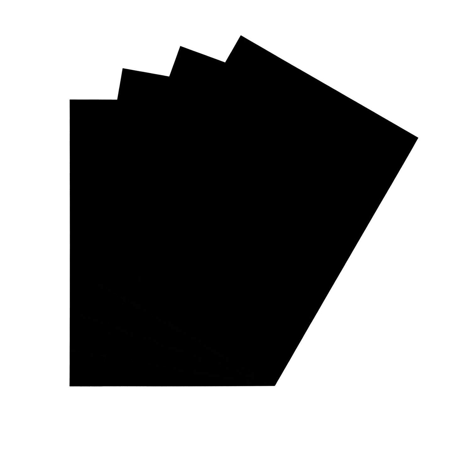 Vaessen creative • film rétractable a4 noir 4 pcs