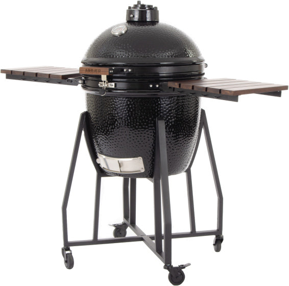 Arbaer kamado grand Ø 21 pouces avec cadre en céramique noir