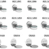 Jeu de piles bouton Camelion alcalines ag + lithium cr