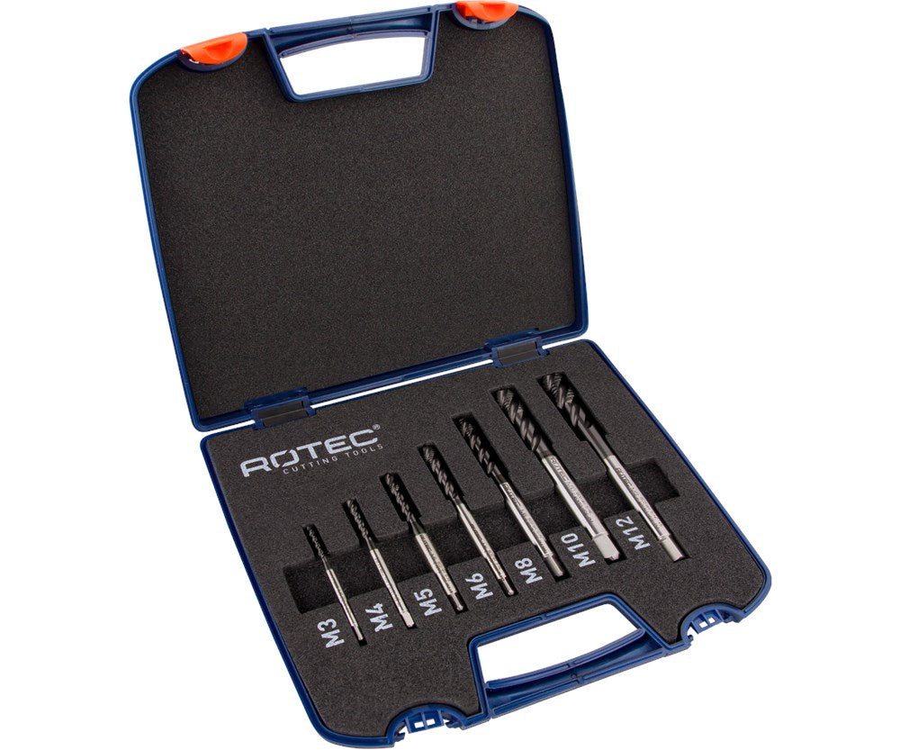 Rotec jeu de robinets machine m3-m12 aveugle en acier inoxydable