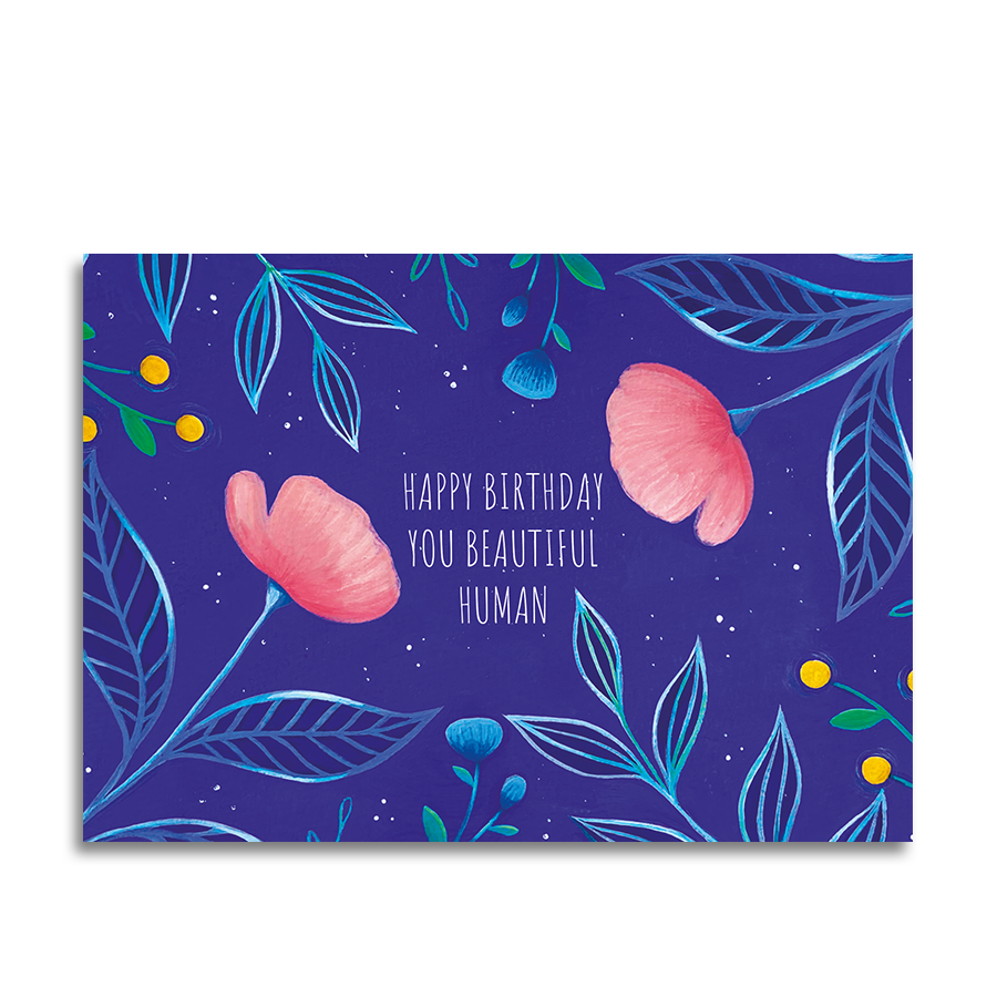 Art par andu carte de voeux bel humain