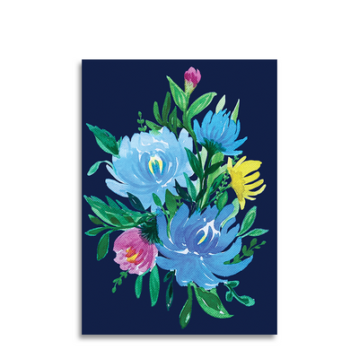 Art by andu carte de voeux paquet bleu