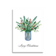 Art by andu carte de voeux vase de Noël