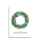 Art by andu carte de voeux couronne de Noël