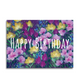 Art by andu carte de voeux champ de fleurs rose
