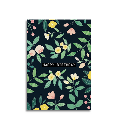Art by andu carte de voeux joyeux anniversaire sombre