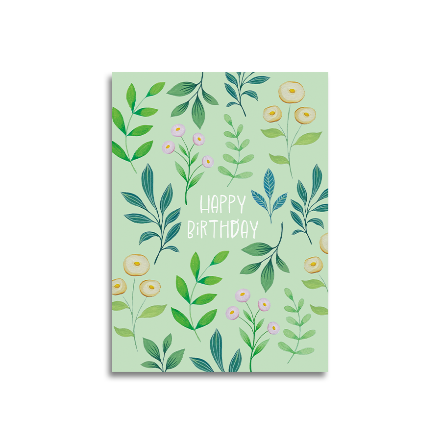 Art by andu carte de voeux hbd vert