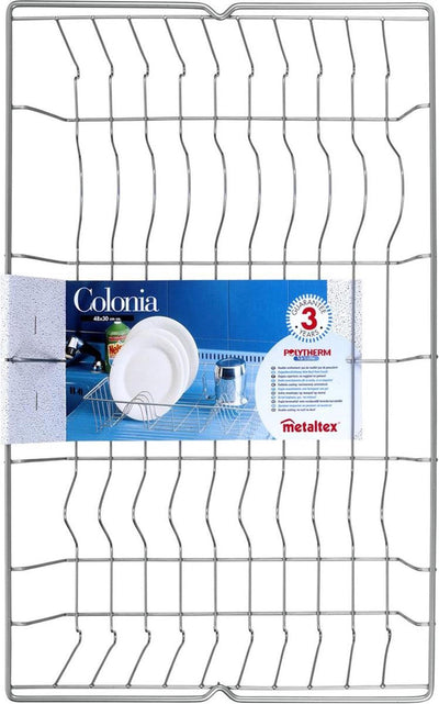 Metaltex Metaltex Colonia Rack de drainage 48x30 cm argent