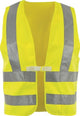 Gilet de sécurité Asatex | taille universelle | jaune w. rayures réfléchissantes sur les épaules | et 20471 cl. 2 | 1 pièce - wtgp3 - wtgp3