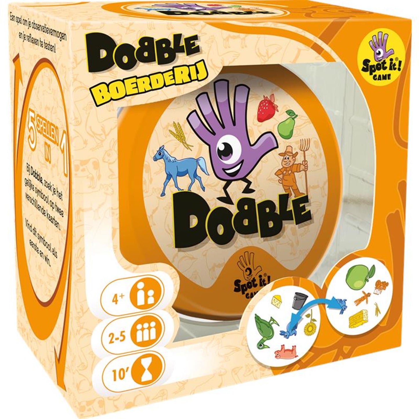 Jeu de cartes de ferme Asmodee Dobble