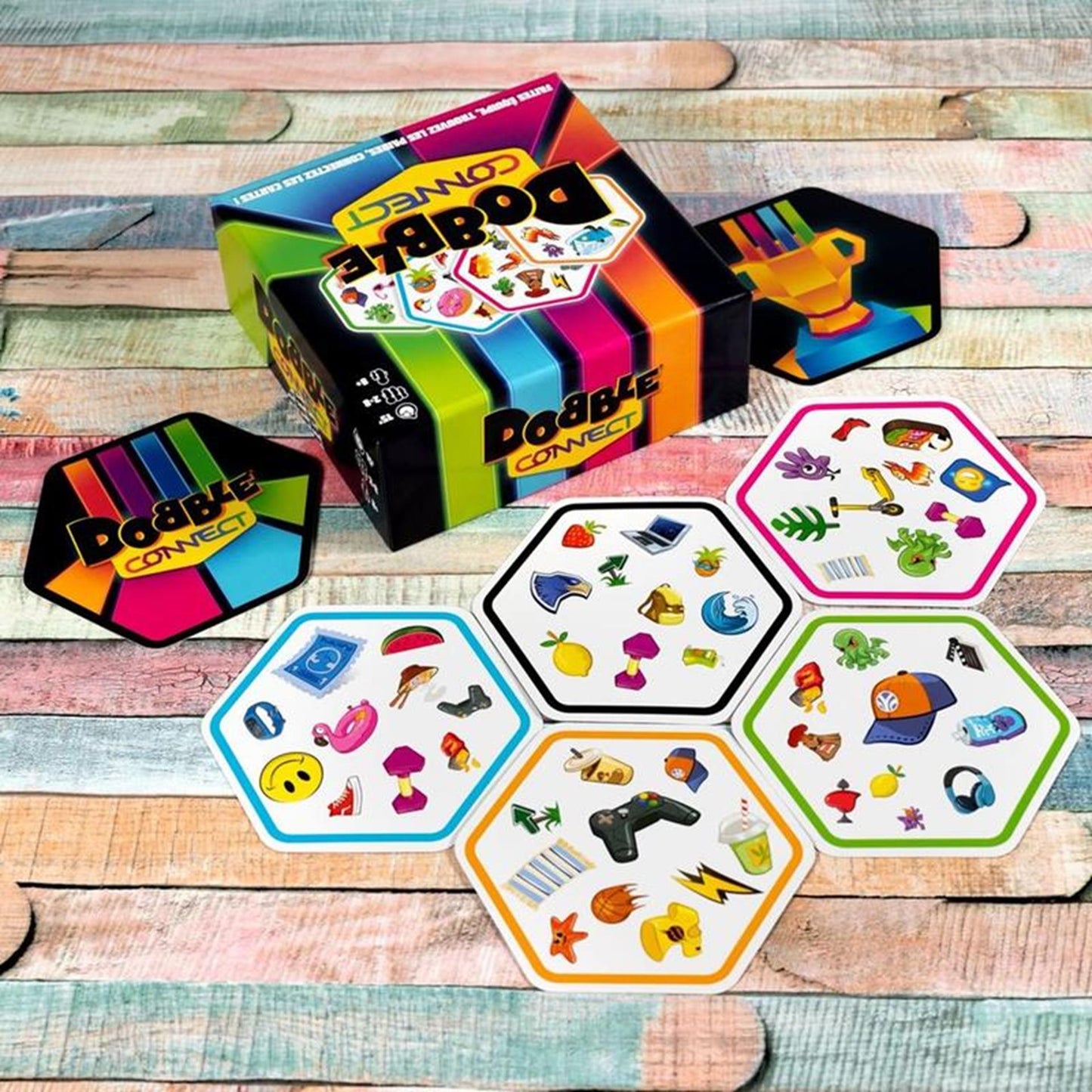 ASMODEE DOBBLE Connect Card Game