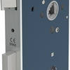 Serrure de porte Assa Abloy 2420 | dm65mm | pc72mm | trou de manivelle 8mm | plaque frontale acier inoxydable 24x235mm rectangulaire | Dr 1+3 2+4 - 7262018
