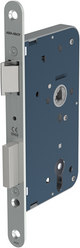 Serrure de porte Assa Abloy 2420 | dm65mm | pc72mm | trou de manivelle 8mm | plaque frontale acier inoxydable 24x235mm rectangulaire | Dr 1+3 2+4 - 7262018