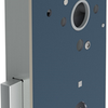Serrure d'armoire Assa Abloy 2455 | dm50mm | ordinateur | plaque frontale en acier peint 24x235mm rectangulaire | dr 1+2+3+4 - 7962019