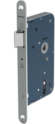 Serrure à barillet Assa Abloy 2465 | dm50mm | trou de manivelle 8mm | plaque frontale en acier peint 20x235mm arrondie | Dr 1+3 2+4 - 7962040