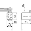 Assa abloy dc140 ferme-porte design et 2 3 4 | hors bras | couleur argent ev1. | 180-15° - a000307018