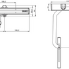 Assa abloy dc680g ferme-porte pour portails d'entrée et portails de jardin | y compris bras coulissant pour largeurs de 600 mm à 1400 mm | couleur argent ev1. | 180-20° - a000399976