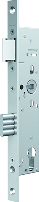 Serrure de porte Assa abloy n1500 | dm40mm | pièce 92mm | trou de manivelle 8mm | plaque frontale acier inoxydable 24x270mm rectangulaire | loquet en zamac nickelé | Dr 1+3 2+4 - 10049531