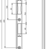Assa abloy n6000 gâche d'angle | acier inoxydable 22x235x10x3mm rectangulaire m| docteur 1+3 - 10049714