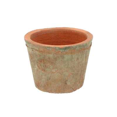 Pot de fleur design Esschert terre cuite vieillie ø9x7,5cm