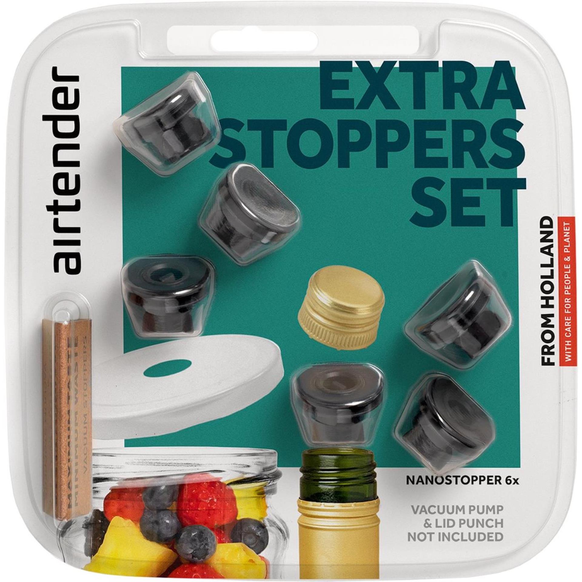 Airtender Nanostopper Extra Stoppers Set de 6