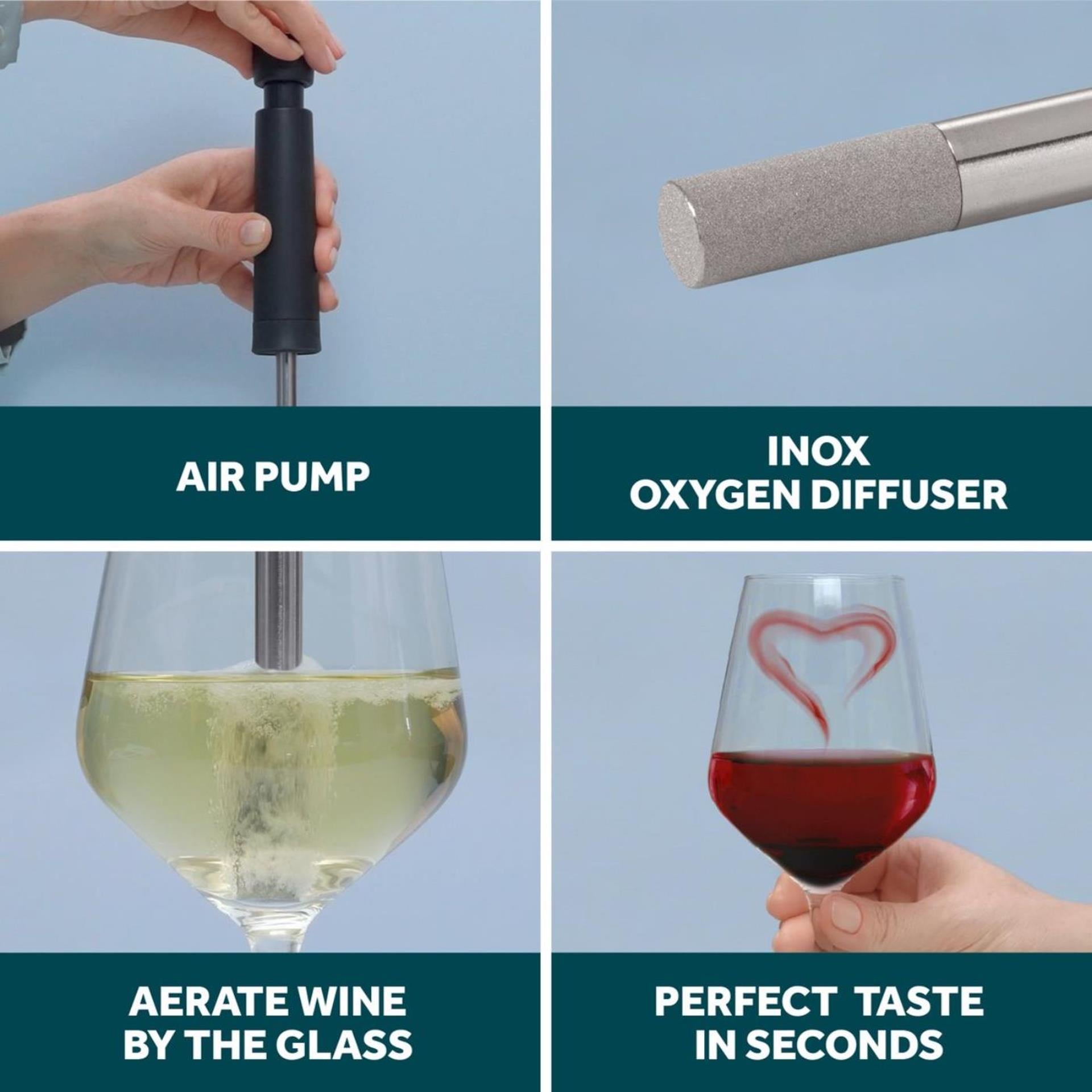 Aérateur de vin Airtender avec pompe