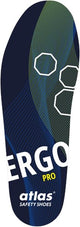 Semelle intérieure Atlas ergo pro | bleu jaune | taille 38 - 4043692447858