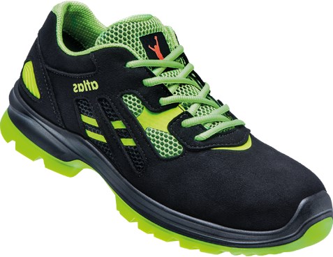 Chaussure de travail Atlas flash 2605 basse s1p w12 | vert noir | taille 44 - 00.012.274.44