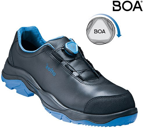 Chaussure de travail Atlas SL 9645 XP 2.0 boa basse S3 | noir bleu | taille 47 - 00.012.104.47
