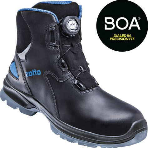 Chaussure de travail Atlas SL 9845 XP 2.0 boa haute S3 | noir bleu | taille 41 - 00.012.105.41