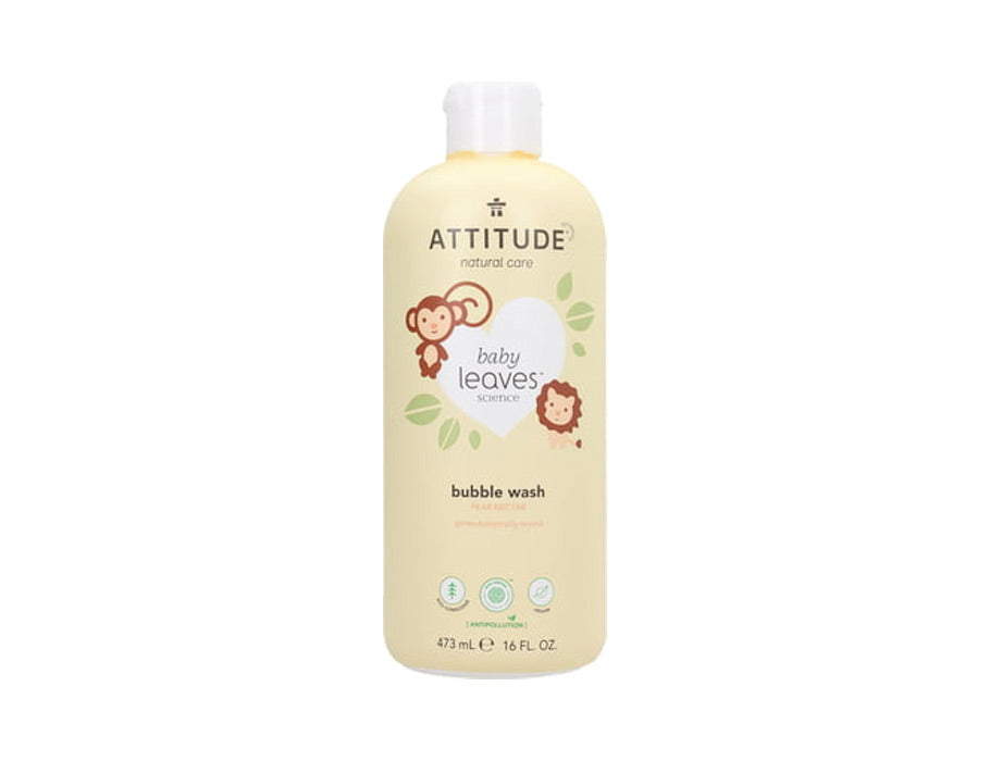 ATTÉRAITE Baby Leaves ™ Mousse de bain - Nectar de poire