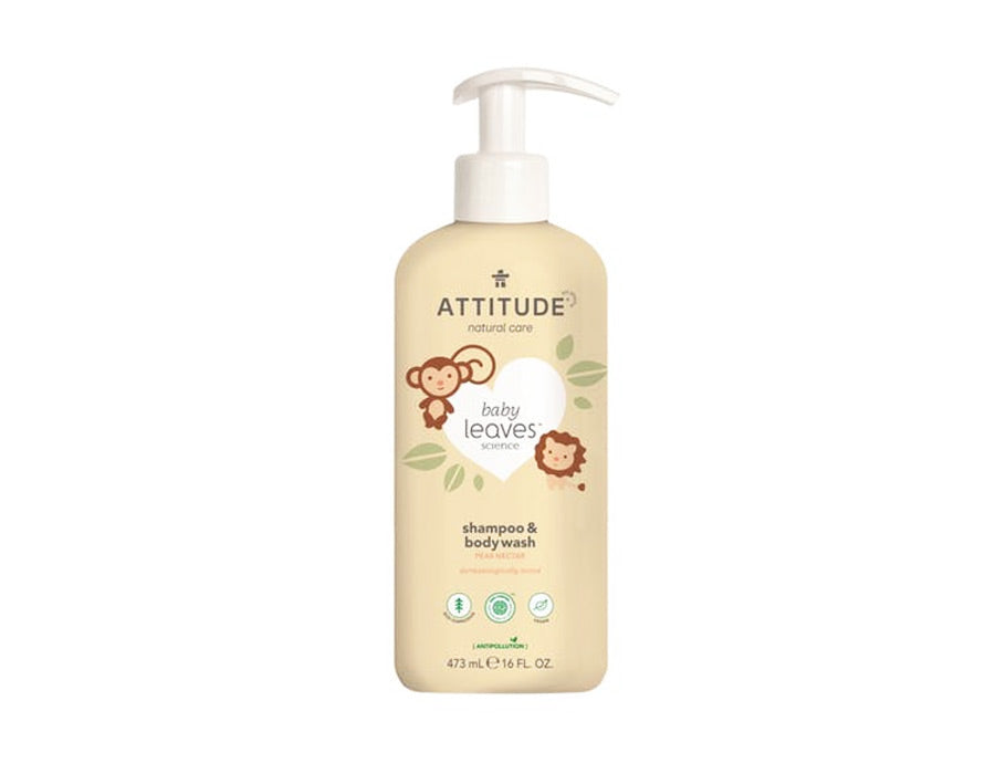 Attitude 2 en 1 ShampoingNettoyant pour le corps Bébé