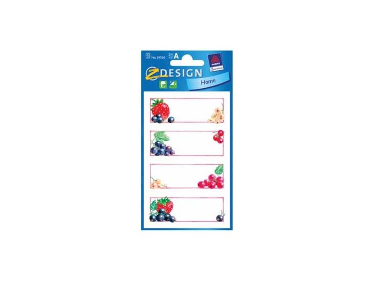 Kangaro étiquette ménage fruit 3 feuilles paquet de 10