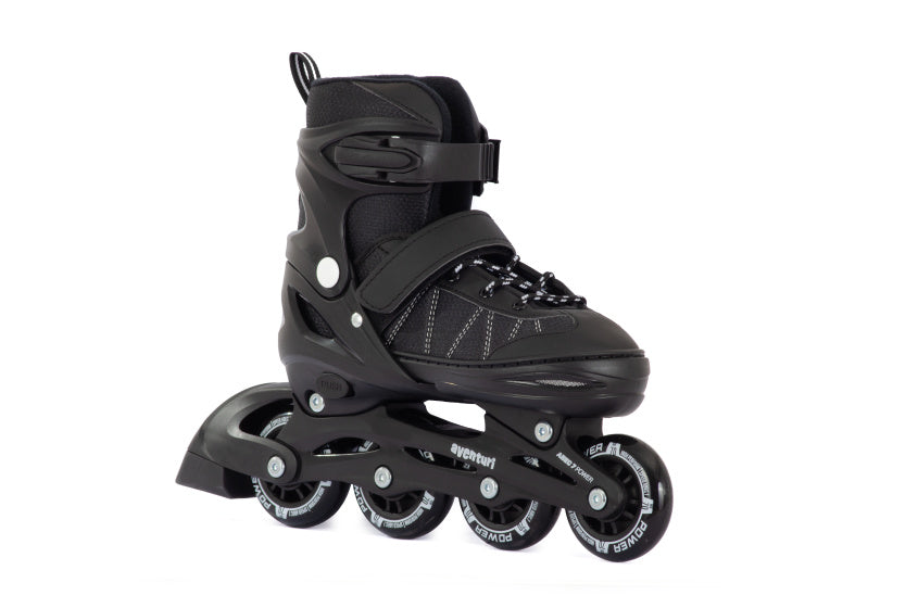 Aventuri Réglable en ligne patins semi-doux noir taille 38-41 (L)