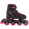 Aventuri Réglable en ligne Skates semi-doux Black Pink Size 38-41 (L)