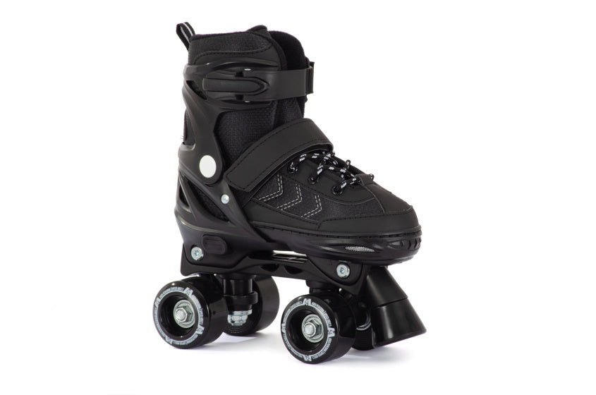 Aventuri - Aventuri Verstelbare Rolschaatsen Semi-softboot Zwart maat 27-30 (XS)