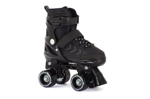 Aventuri - Aventuri Verstelbare Rolschaatsen Semi-softboot Zwart maat 31-34 (S)