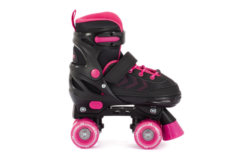 Aventuri Roller Roller Skates Semi-Softboat Black Rose Taille 27-30 (XS)