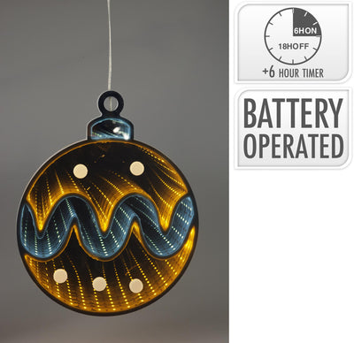 Boule de Noël lumineuse à débordement pour décoration d'intérieur, 25 cm, LED